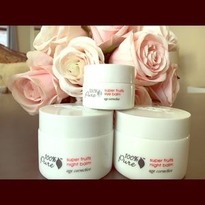 100% Pure Super Fruits Night Balm (2) & Eye Balm!